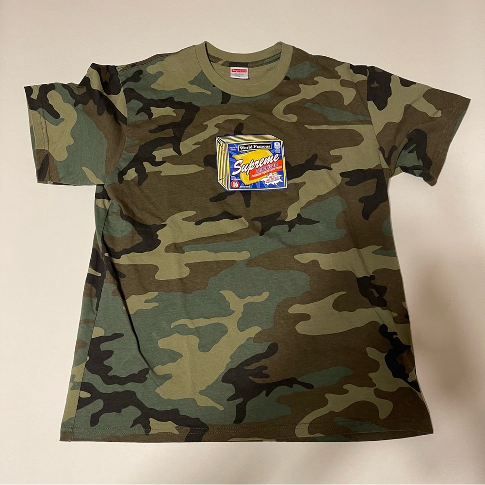 Supreme Cheese Tshirt (Camo) View 6